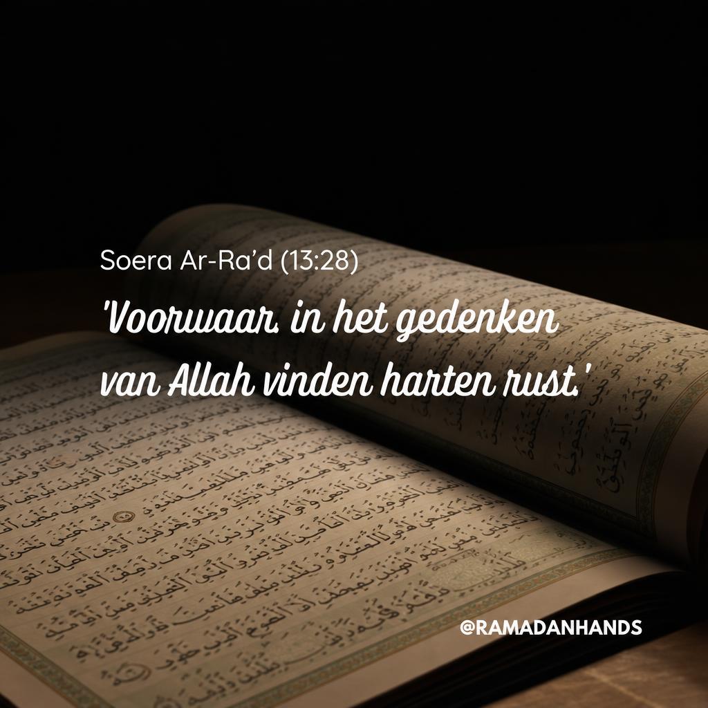 Open pagina van de Koran